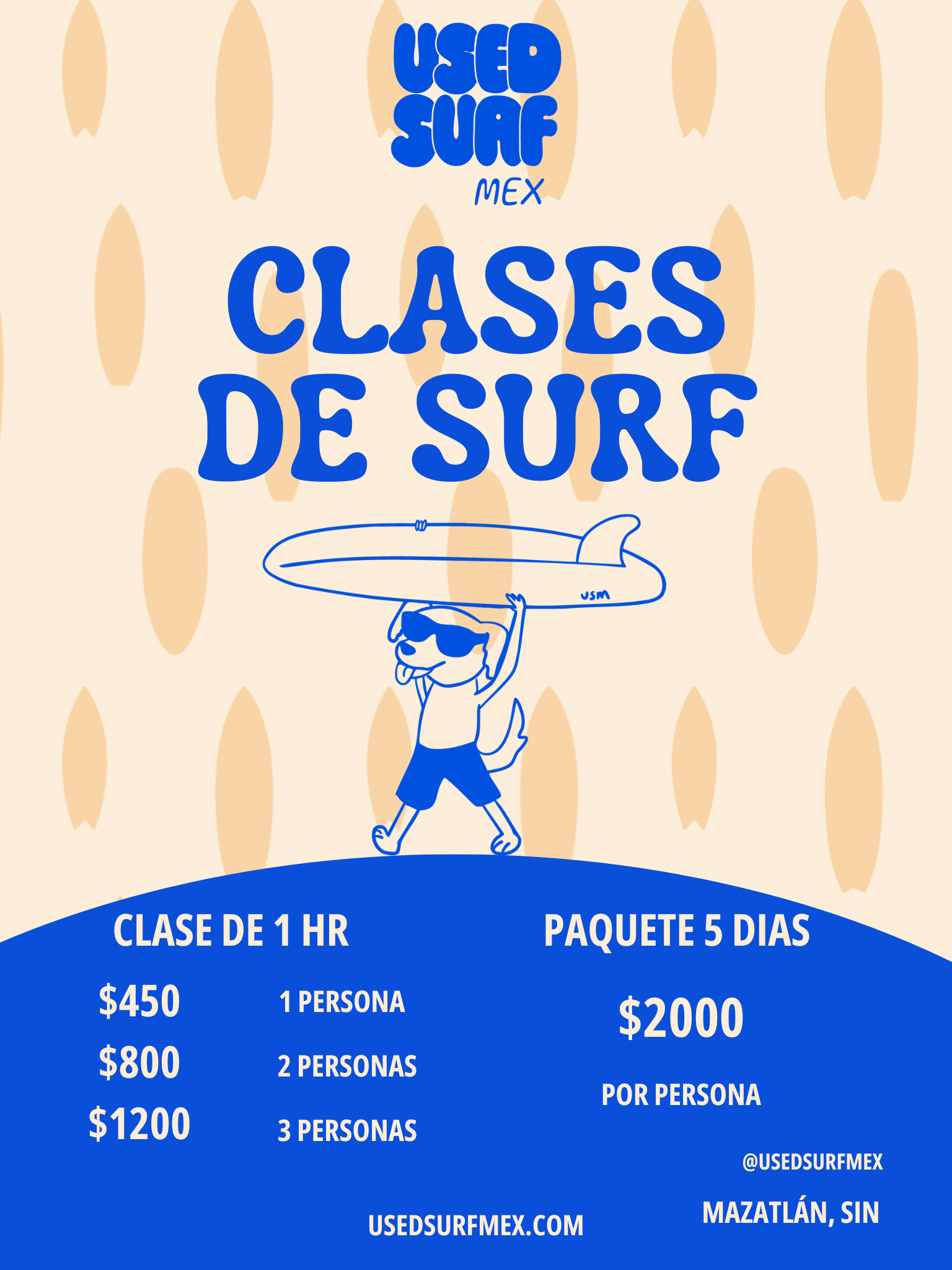 Clase de surf