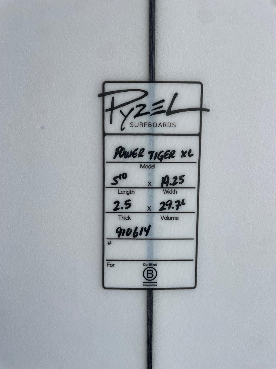 5’10 PYZEL POWER TIGER XL