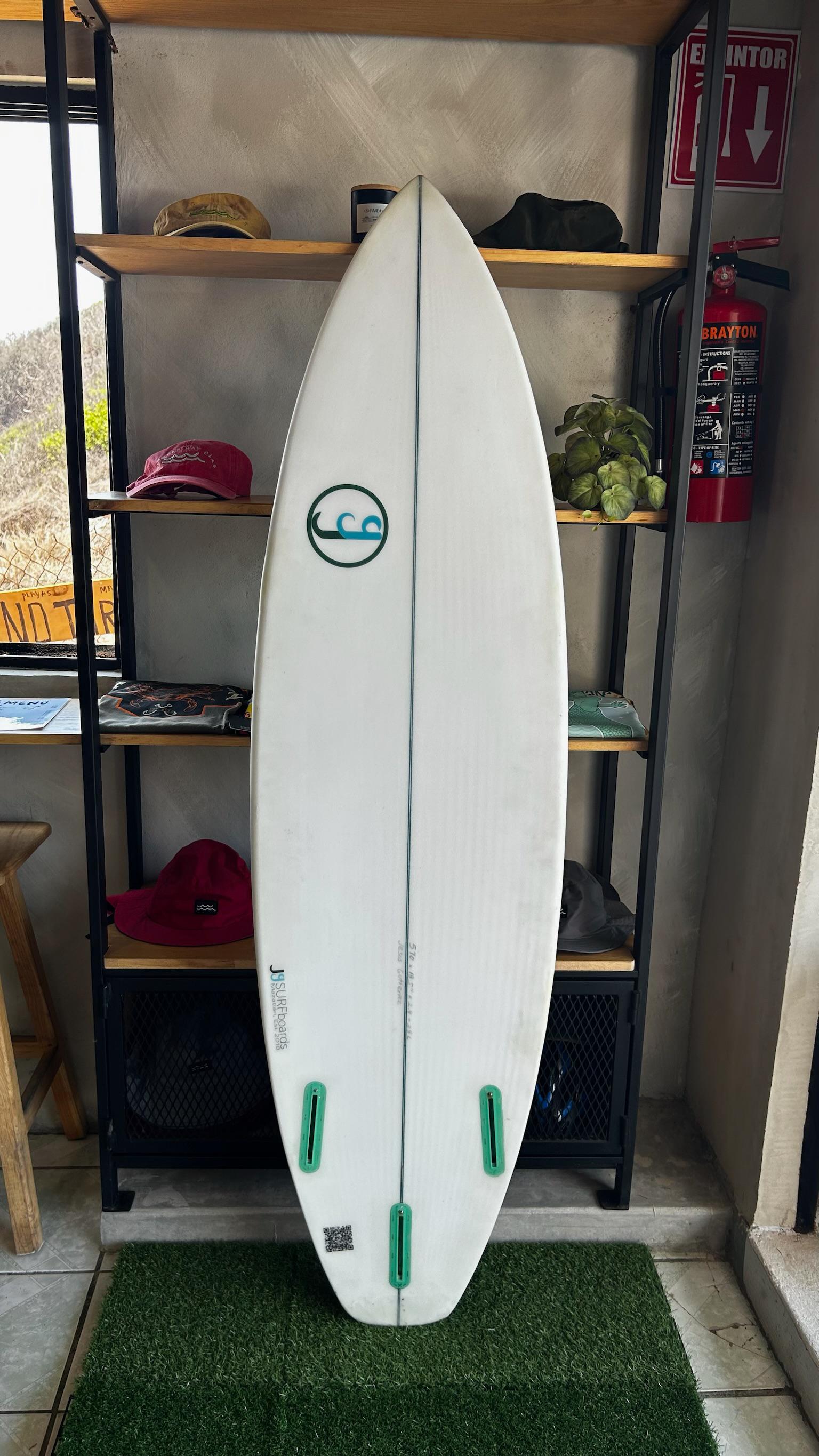 5'10 JG SURFBOARDS