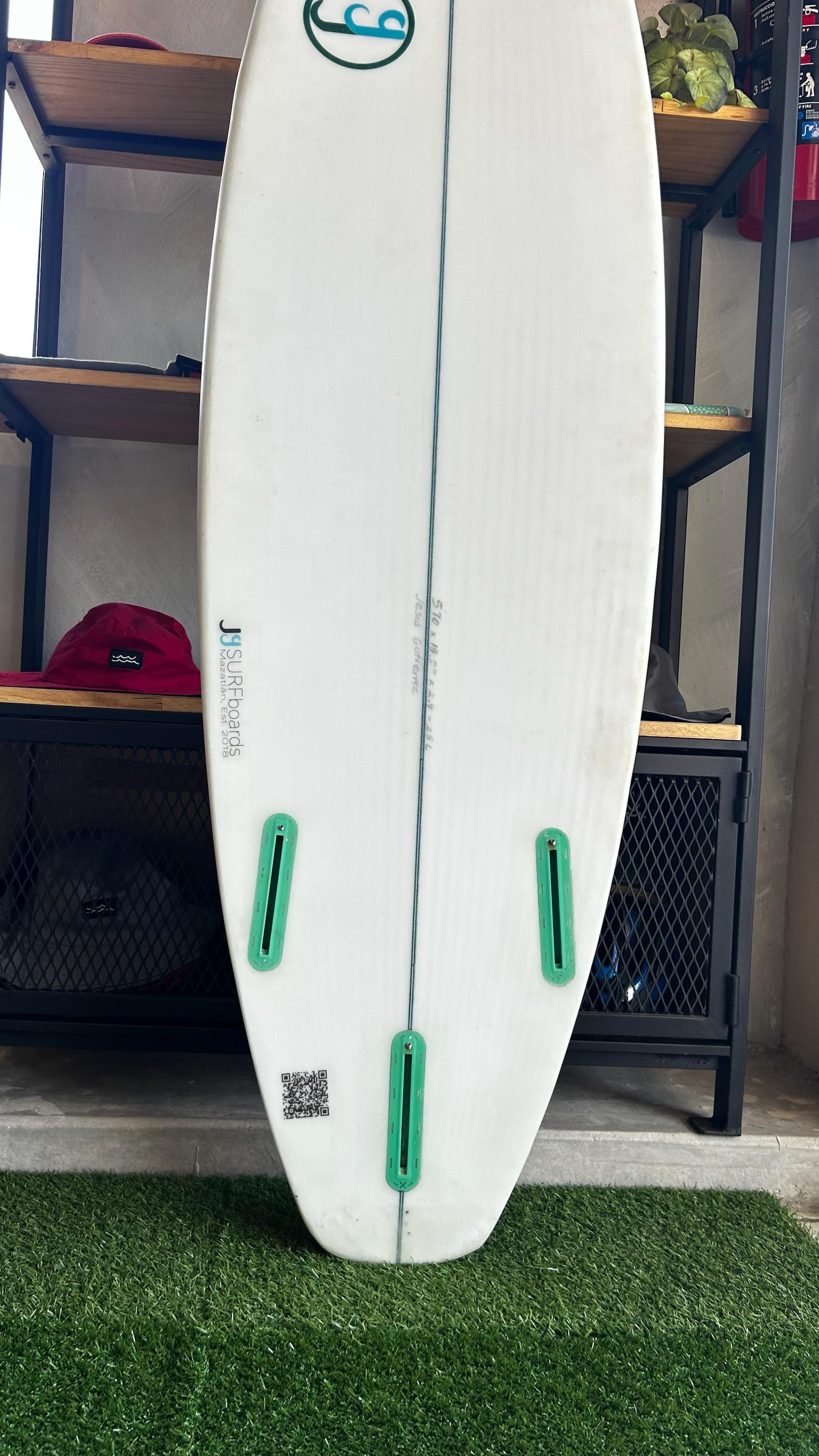 5'10 JG SURFBOARDS